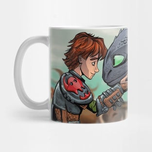 Hiccup and Toothless Friendship Mug